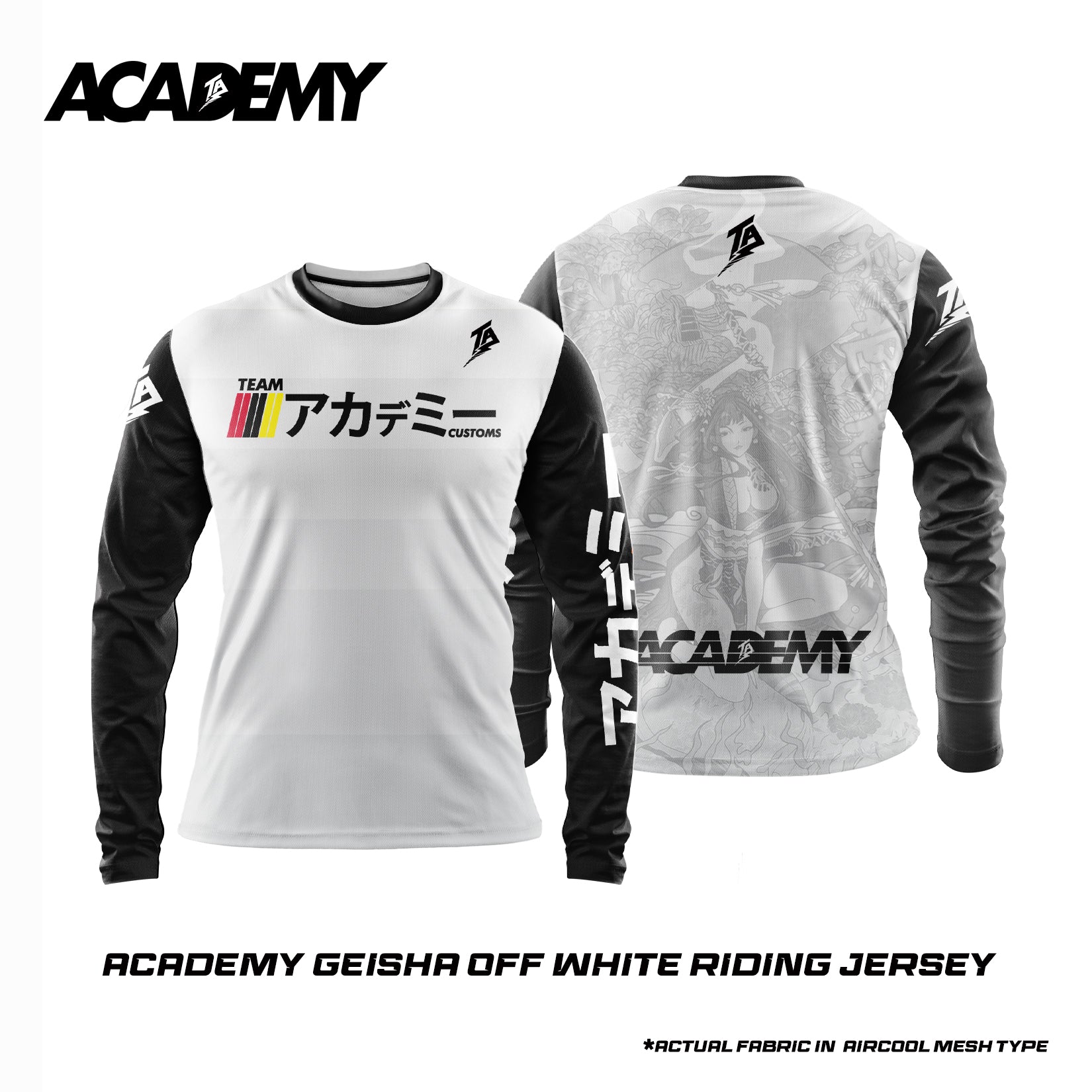 ACADEMY - GEISHA OFF WHITE RIDING JERSEY