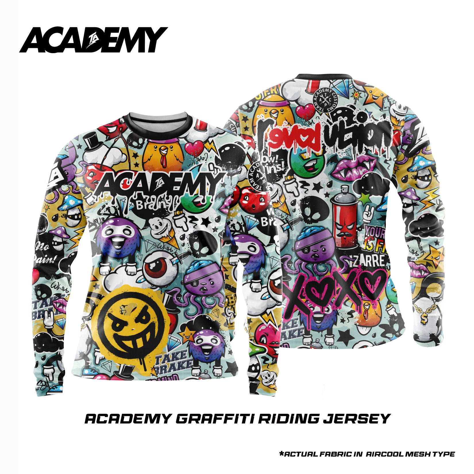 ACADEMY - GRAFFITI RIDING JERSEY