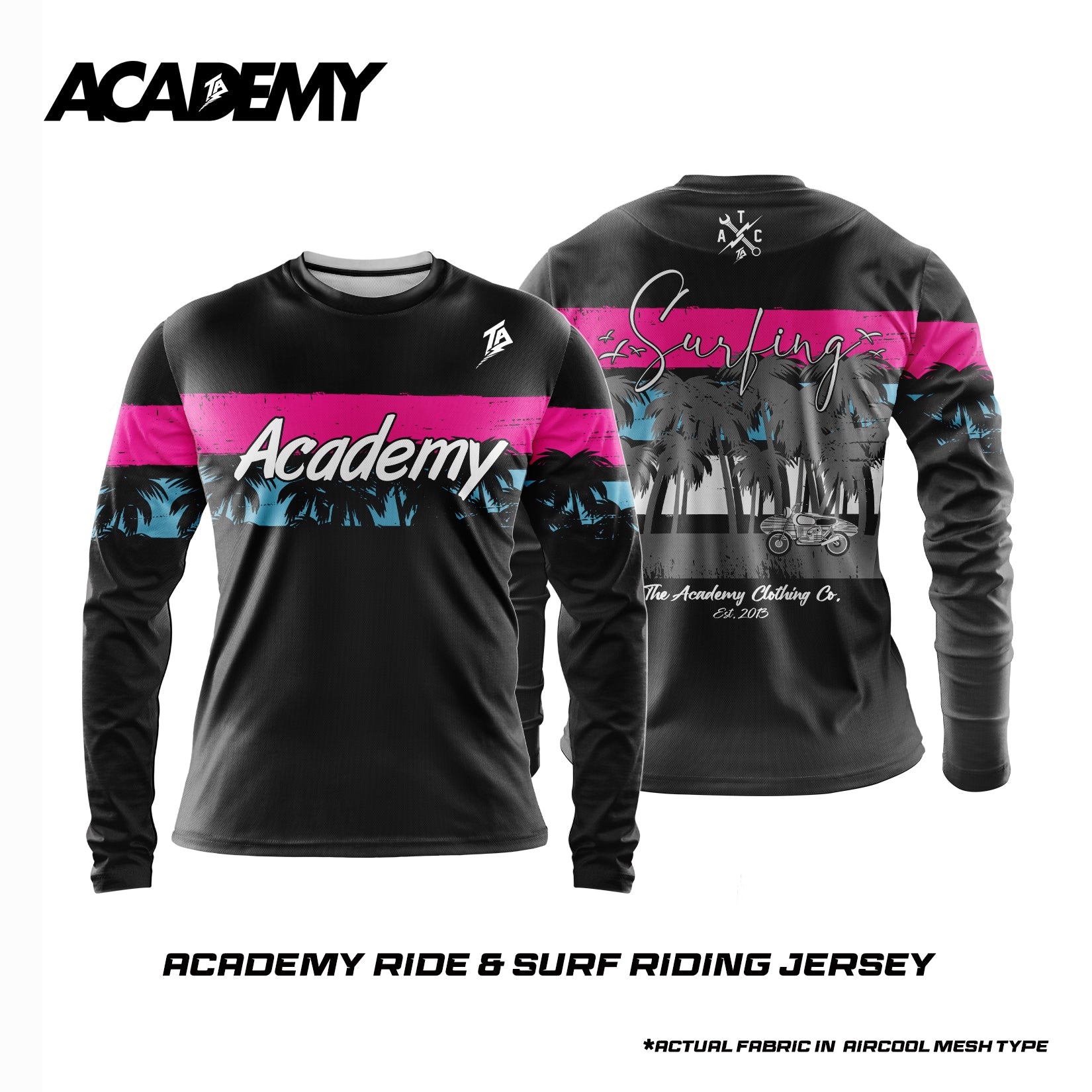 ACADEMY - RIDE & SURF RIDING JERSEY