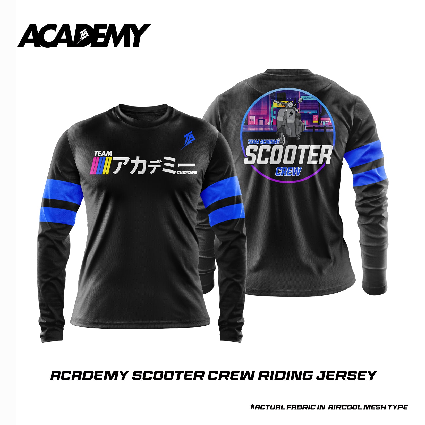 ACADEMY - SCOOTER CREW RIDING JERSEY
