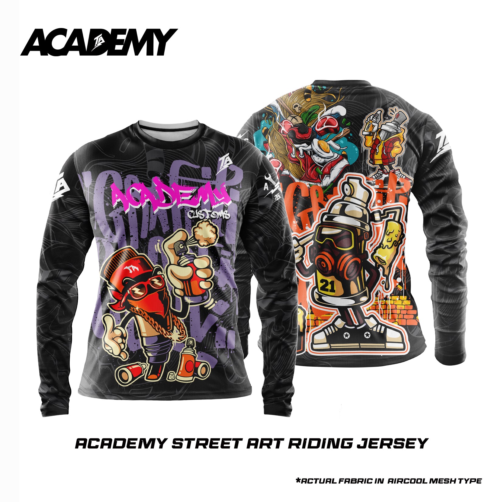 ACADEMY - STREET ART RIDING JERSEY